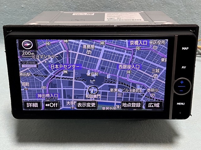 トヨタ純正 HDDナビ NHZD-W62 DVD Bluetooth SD 4X4地デジ 動作OK 