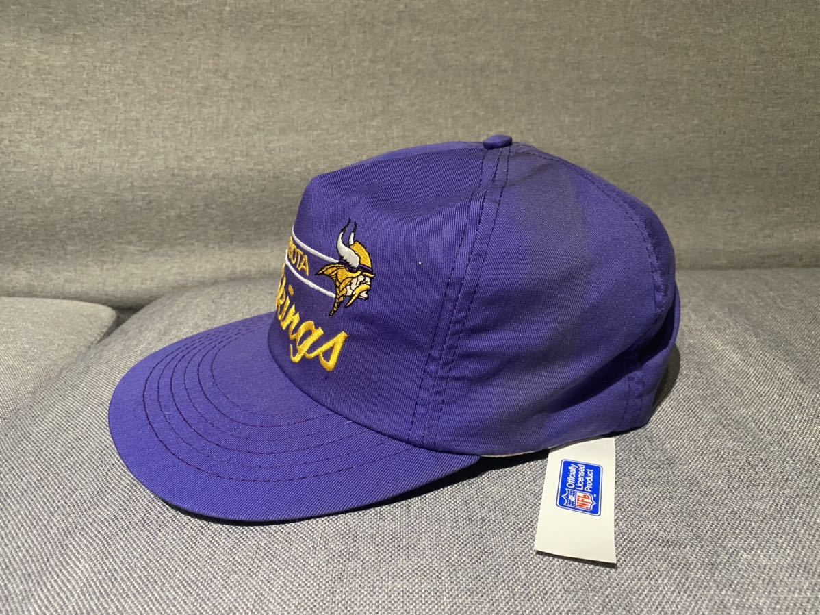 90s 80s デッドストック NFL キャップ スナップバック Minnesota