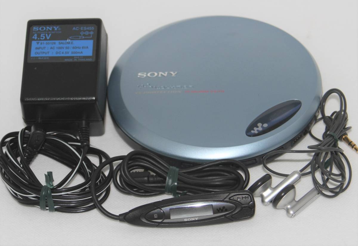 SONY ソニー CDウォークマン D-EJ775 リモコン、ACアダプター付属 動作