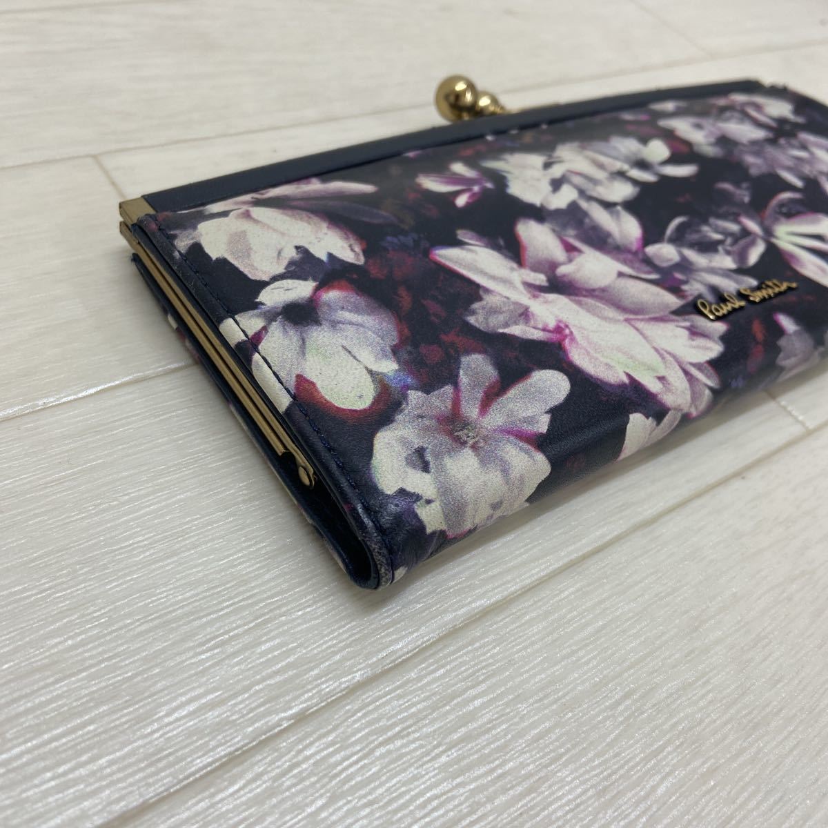 502◎ Paul Smit ポール スミス 財布 長財布 がま口 カード入れ 小銭 