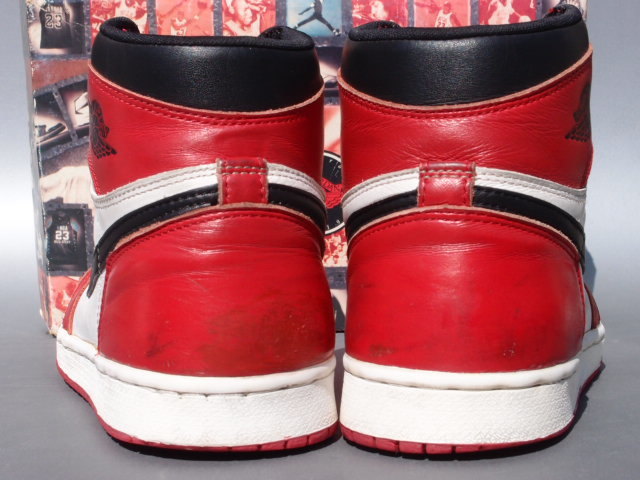 レア!! 94年製 復刻 nike air jordan 1 白赤黒 US 10.5 / 28.5cm 