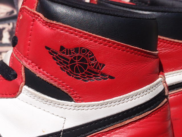 レア!! 94年製 復刻 nike air jordan 1 白赤黒 US 10.5 / 28.5cm 