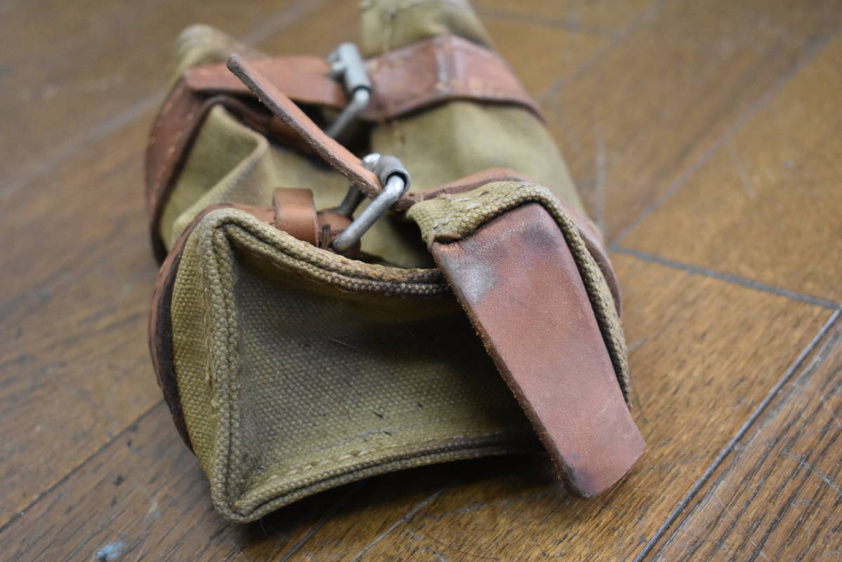 ドール 日本軍 弾入れ 工具入れ ポーチ 入れ物 布革製 軍隊物 軍装品 その他 売買されたオークション情報 Yahooの商品情報をアーカイブ公開 オークファン Aucfan Com