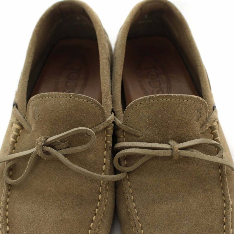 トッズ TOD'S ドライビングシューズ モカシン スエード 靴 6 24.5-25cm