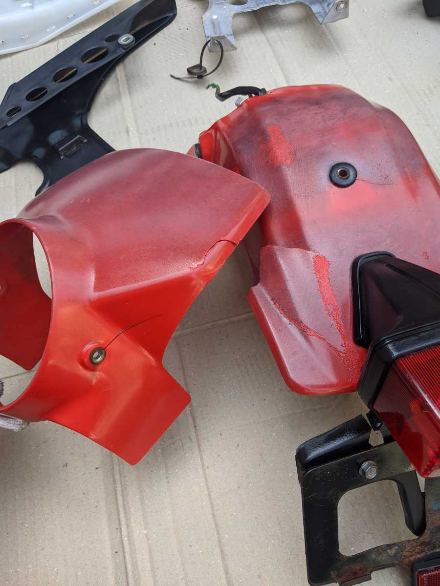 ホンダ HONDA XL250R MD03 パリダカ 外装 セット カウル フロント リア 