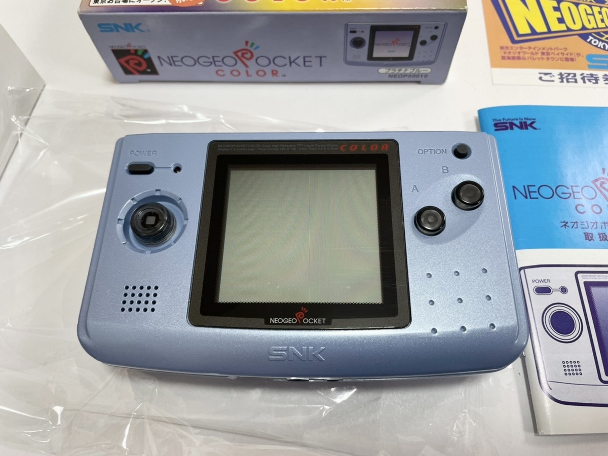 SNK ネオジオポケットカラー プラチナブルー 箱付き SNK ネオジオ