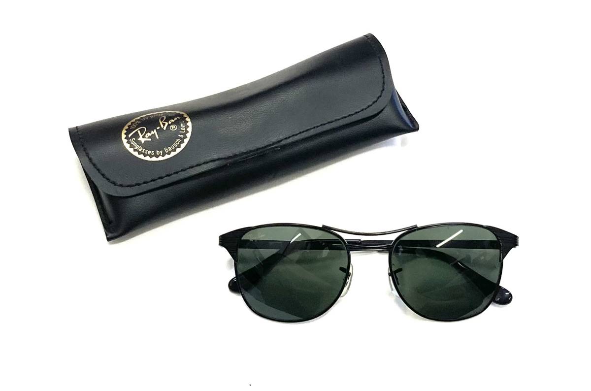 美品 ボシュロム USA製 RAY-BAN SIGNET シグネット G-15 ブラック 