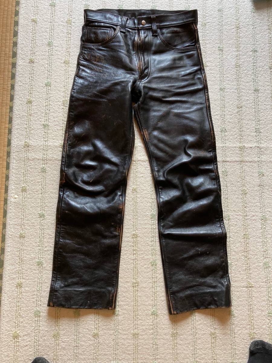 BUCO ブコ ホースハイドパンツ 黒32 ホースハイド ホースハイド