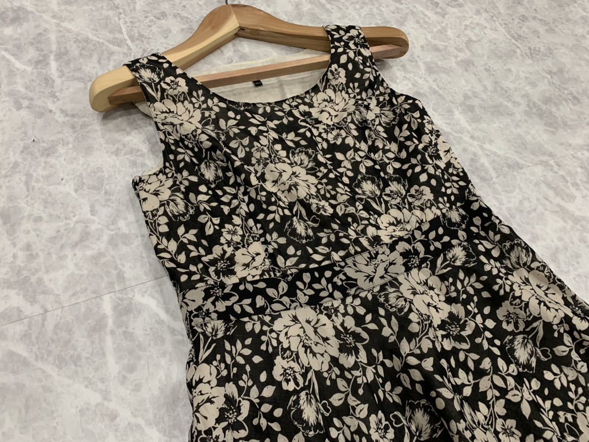 LAURA ASHLEY ノースリーブ デザイン ワンピース LAURA ASHLEY ローラ