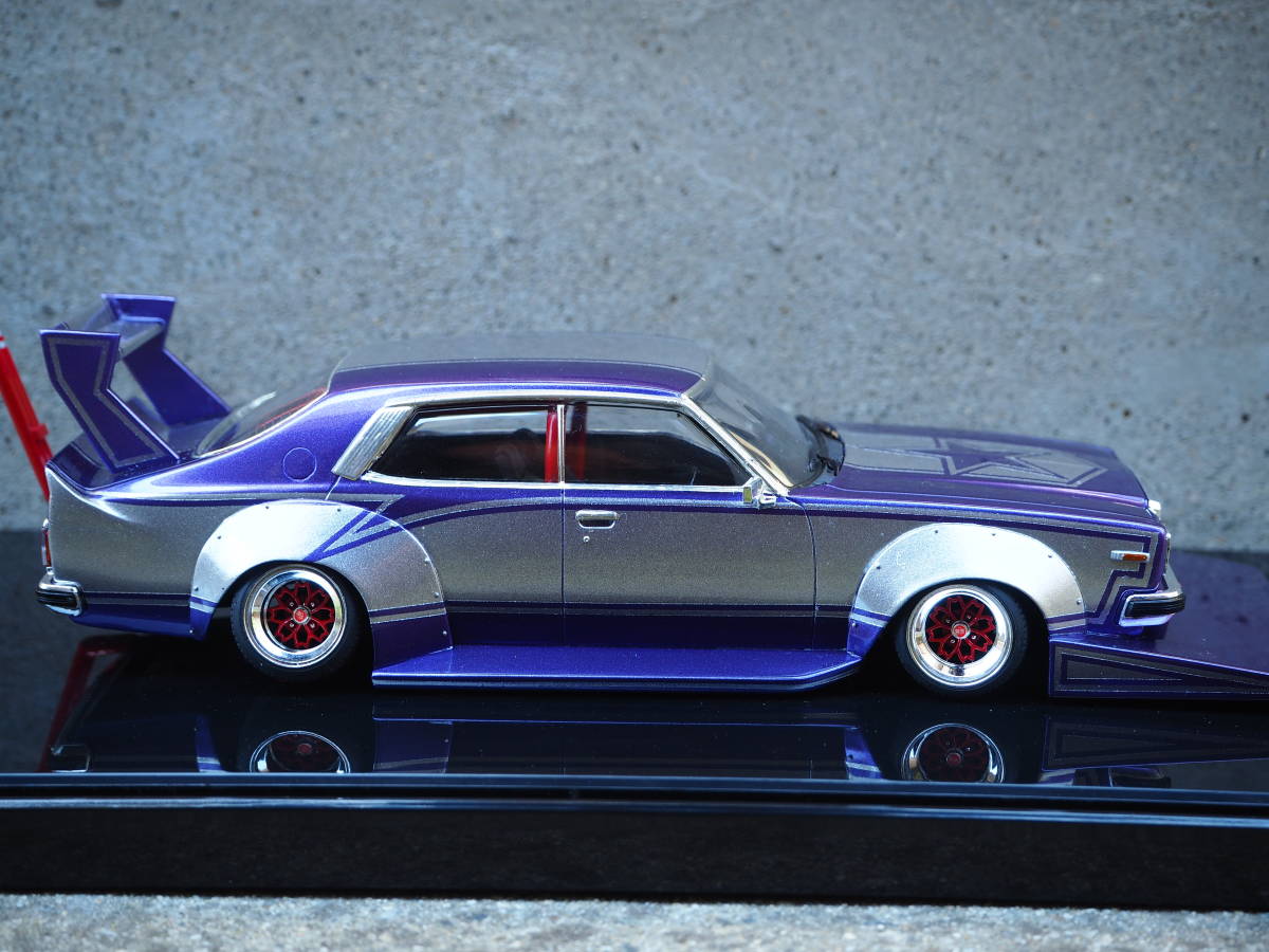 フジミ 1/24 KHC231 ローレル 完成品 街道レーサー グラチャンの