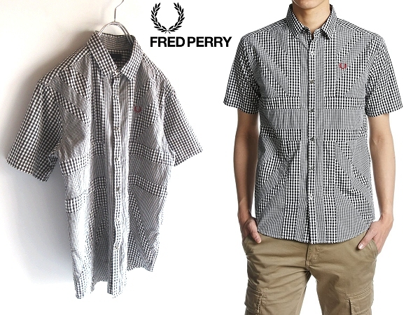 FRED PERRY ユニオンジャック ポロシャツ M ネコポス対応 FRED PERRY フレッドペリー ローレル刺繍 ユニオン