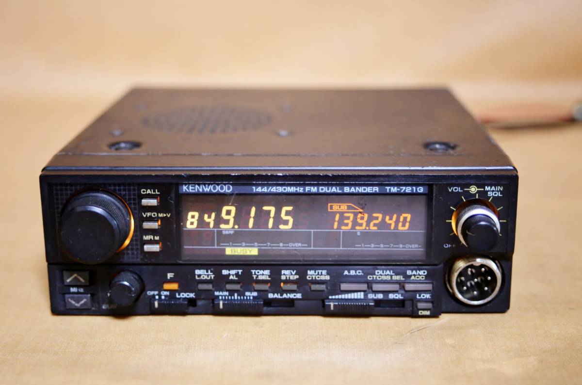 ケンウッド TM-721G 144/430MHz デュアルバンダー 受信改造済み 136 