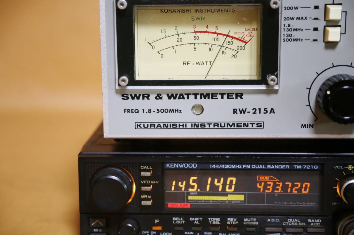 ケンウッド TM-721G 144/430MHz デュアルバンダー 受信改造済み 136 