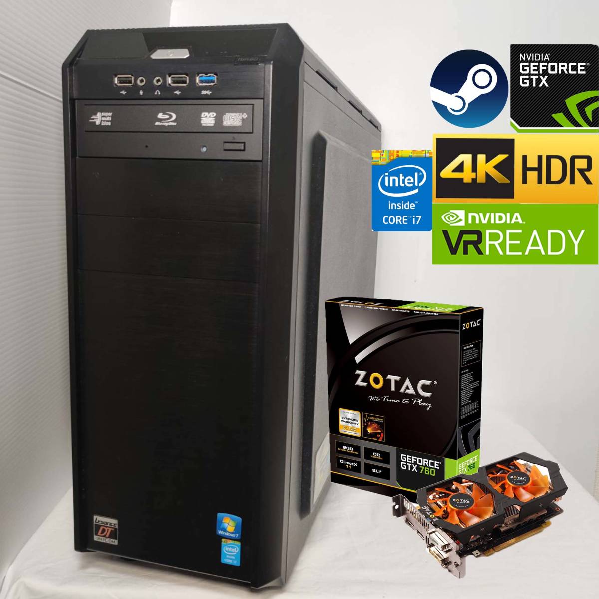 公式通販 i7 ゲーミングPC Core | Core-i7 Win10 HDD500GB 爆速 