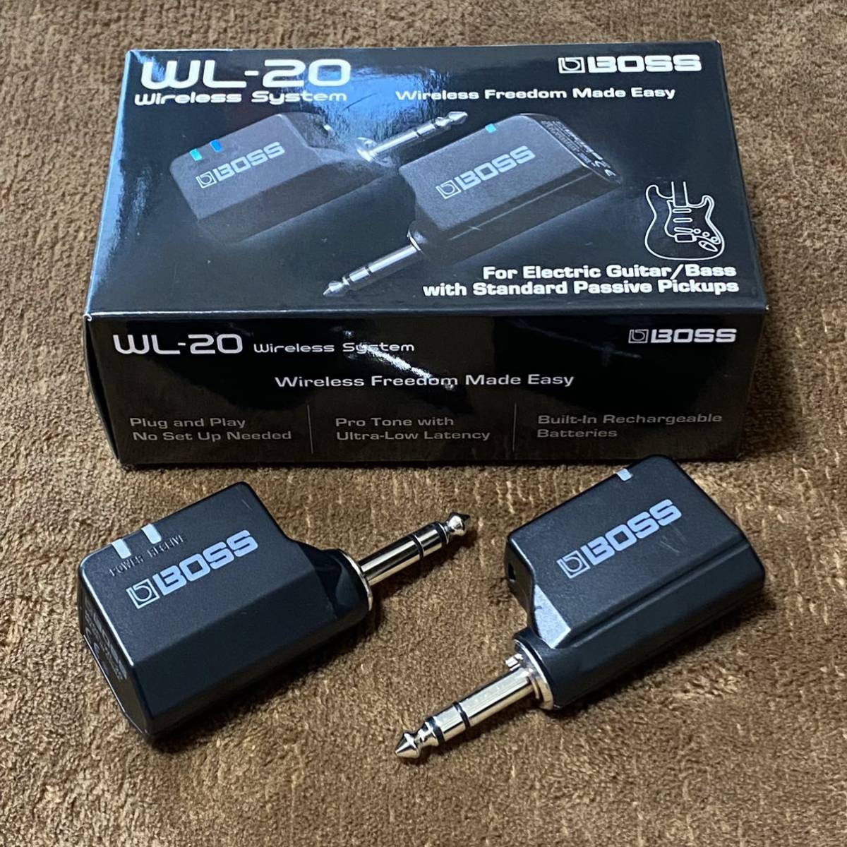 【送料無料】BOSS WL-20 2018年12月5日購入 Wireless system ボス WL 20 ギターワイヤレス