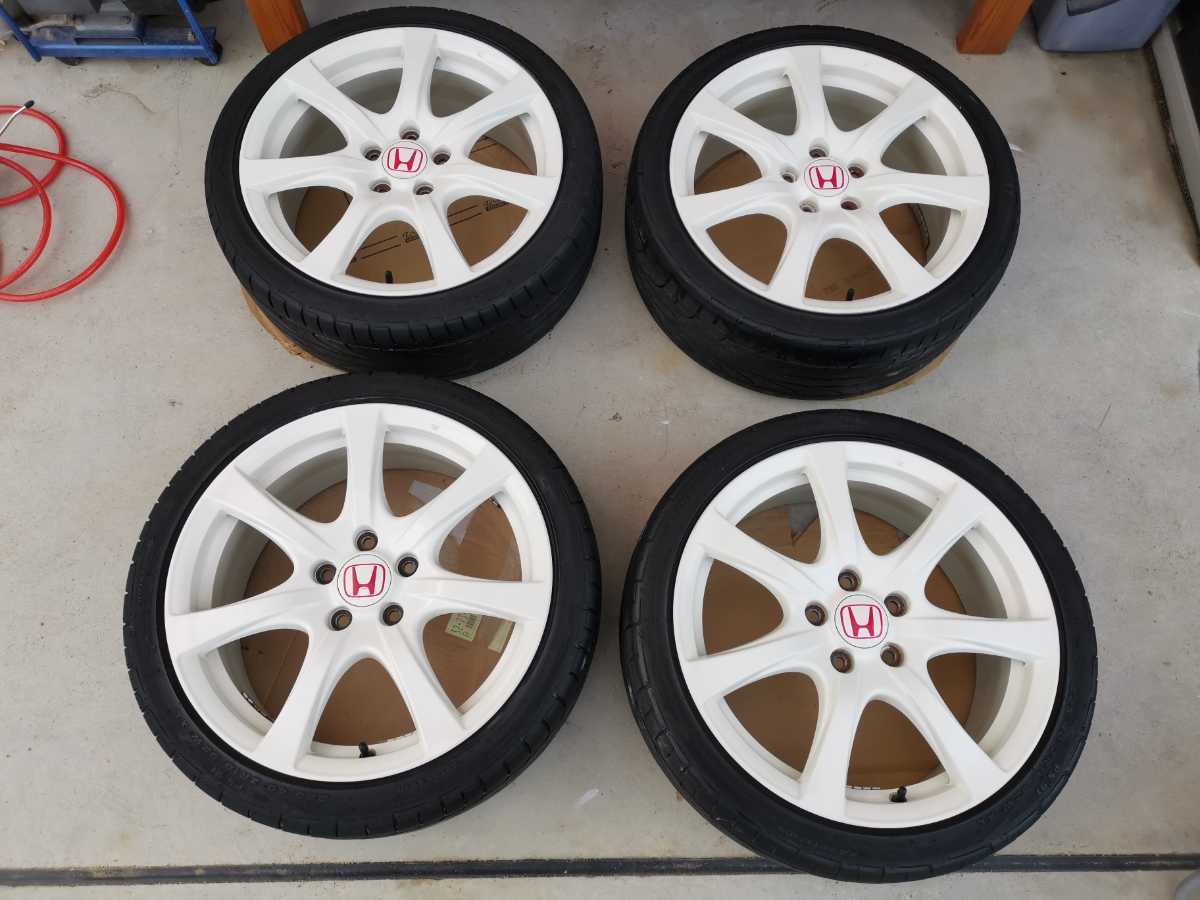 FD2シビックタイプR純正ホイール・タイヤセット(ラジアルタイヤ 