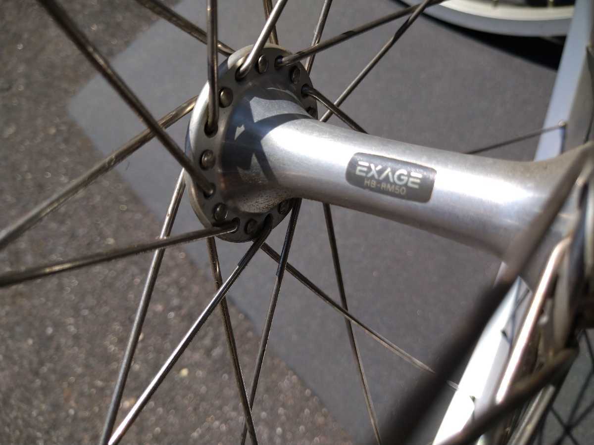 SHIMANO EXAGE HB-RM50 ARAYA VP-20 前後ホイール 36H 当時物 SHIMANO EXAGE HB-RM50 ARAYA VP-20 前後ホイール 36H 当時物