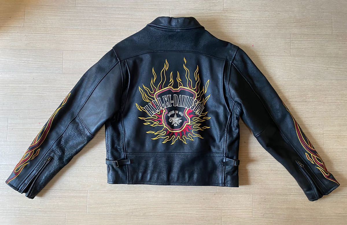 人気セール，大得価 HARLEY DAVIDSON ハーレーダビッドソンレザージャケット 革ジャン(ハーレーダビッドソン)｜売買されたオークション情報、yahooの商品情報をアーカイブ公開 - オークファン ハーレーダビッドソン