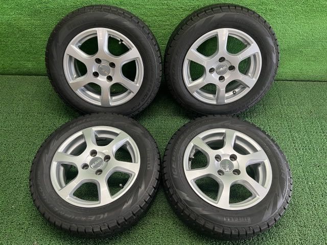 フィアット500 社外ホイール＆スタッドレスタイヤ 175/65R14 4本セット