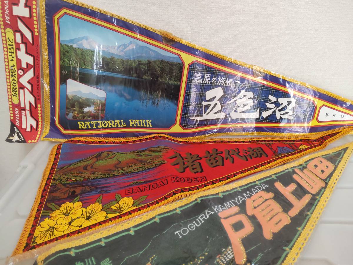 ☆昭和レトロ 年代物 .時代物. ご当地 .観光地.旅行. カラーペナント
