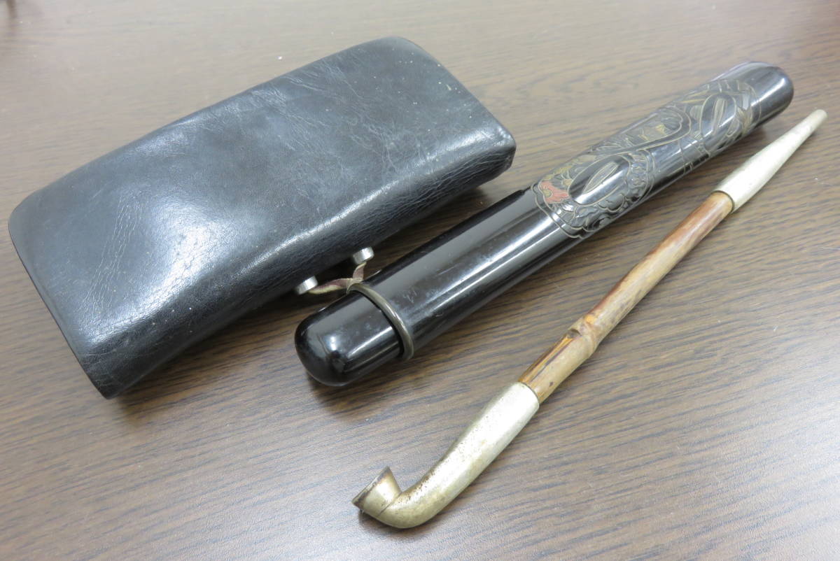 きせる キセル 飯塚金属 約200mm 喫煙パイプ ファッション キセル 