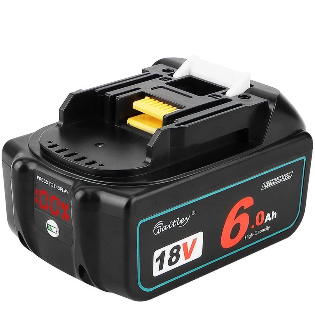 赤字超特価，100%新品 Waitley マキタ 互換 バッテリー BL1860B 18V 6.0Ah 電動工具用 バッテリー リチウムイオン電池 デジタル残量表示 Makita(その他)｜売買されたオークション情報、yahooの商品情報をアーカイブ公開 - オ その他