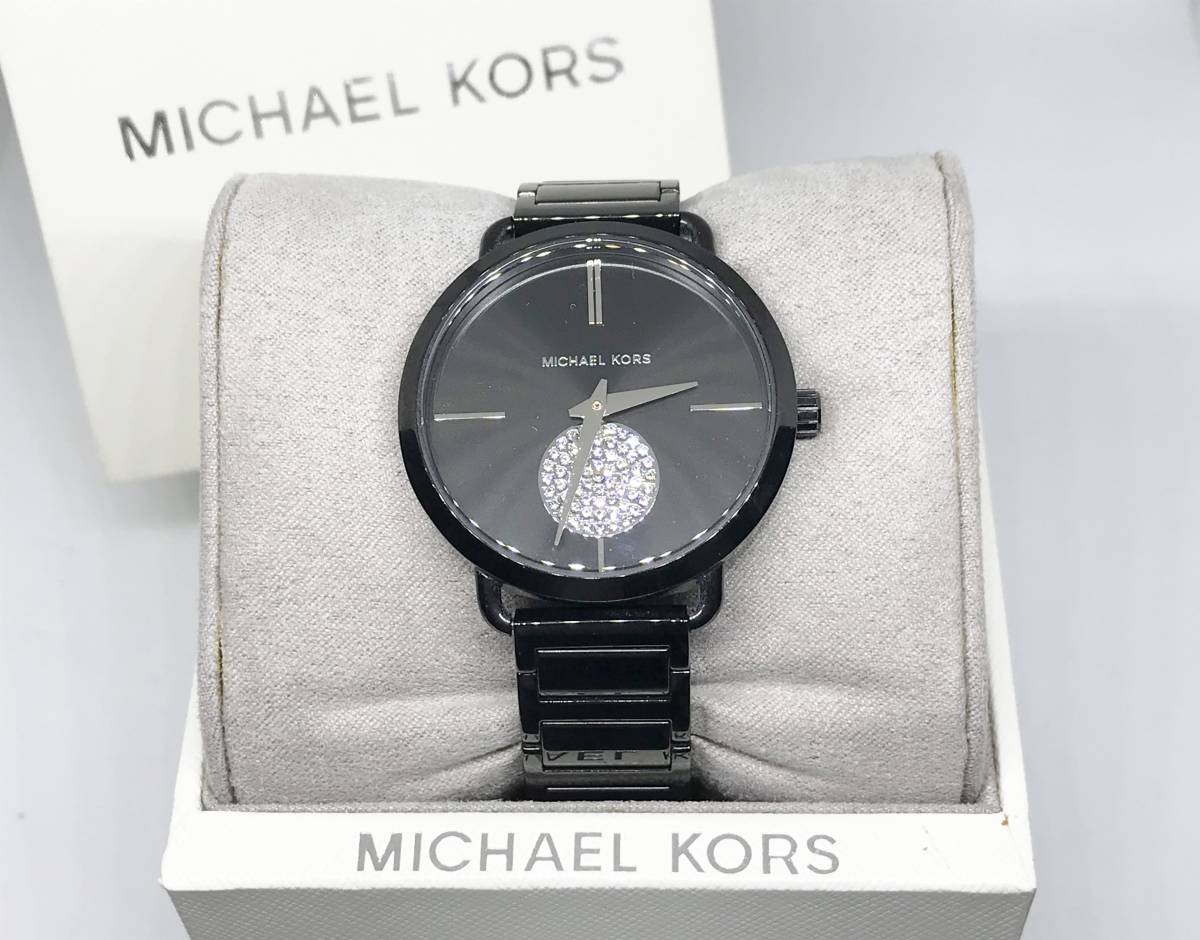 マイケルコース KORS MICHAEL 腕時計 クロノグラフ 電池交換済 