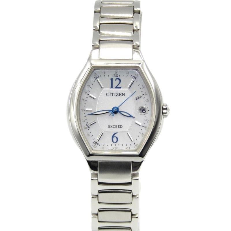美品 CITIZEN シチズン EXCEED ES9340-55W H060 エコドライブ 白蝶貝 