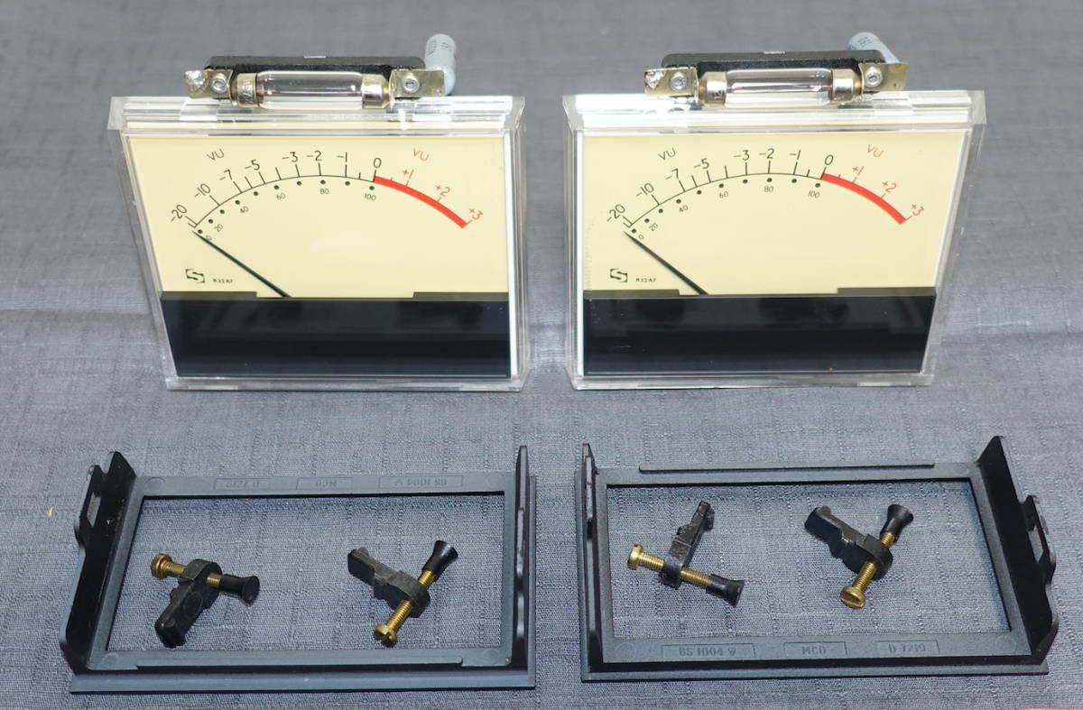 宅録に便利！SIFAM R32AF VUメーターUSED品(抵抗付属）＋4dBですぐ使えます　_5