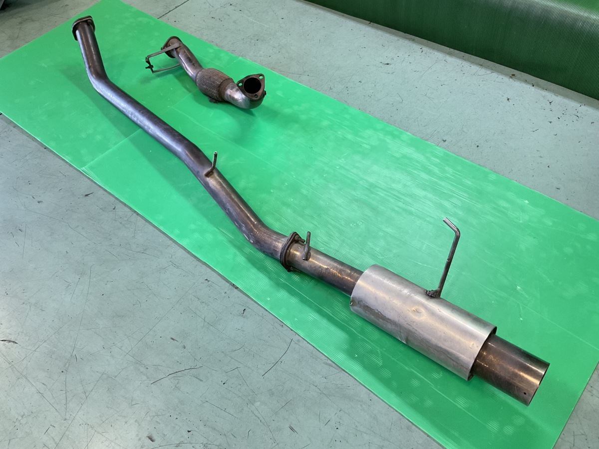 中間パイプ sr20de 新品】SR20DE DET 中間ストレートパイプ S13 S14 S15 180SX シルビア