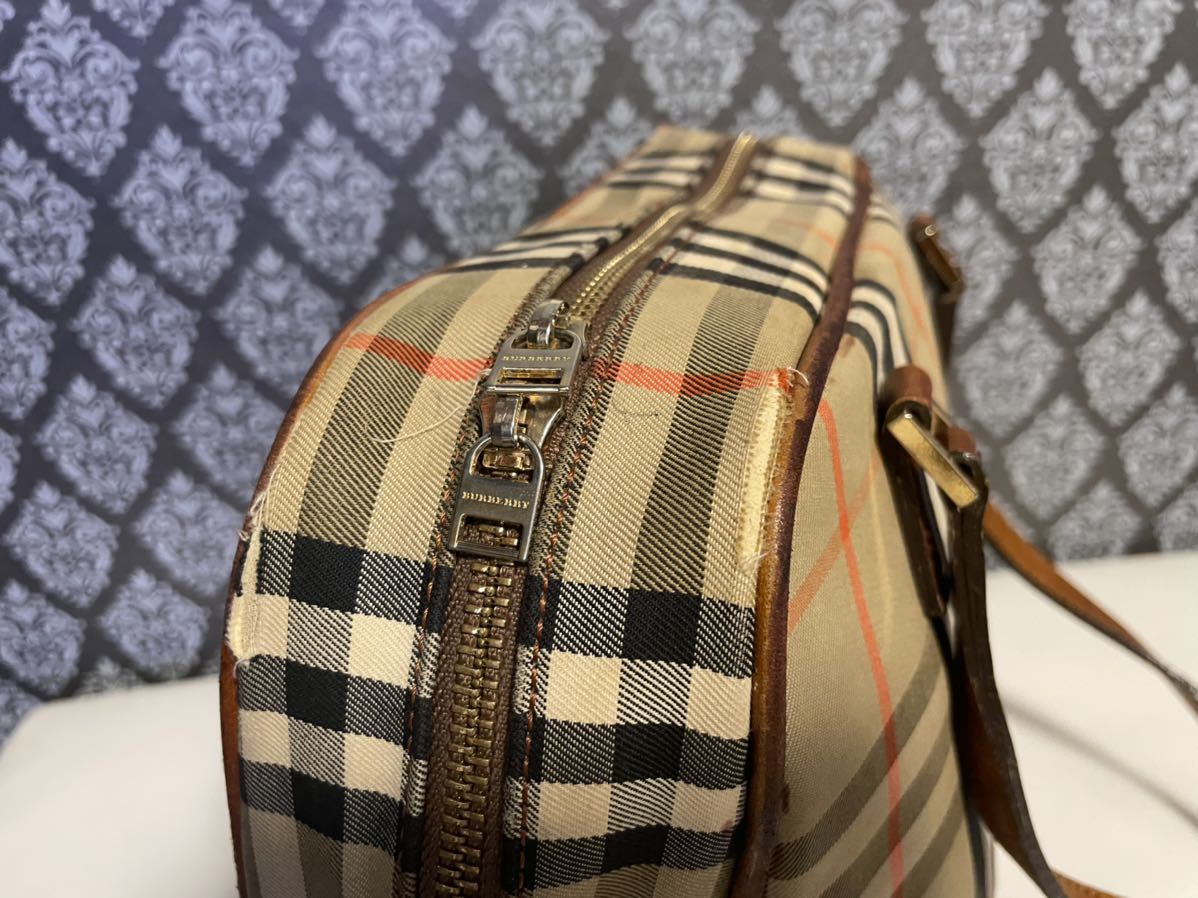 BURBERRY バーバリー チェック バッグ ヴィンテージ ノバチェック