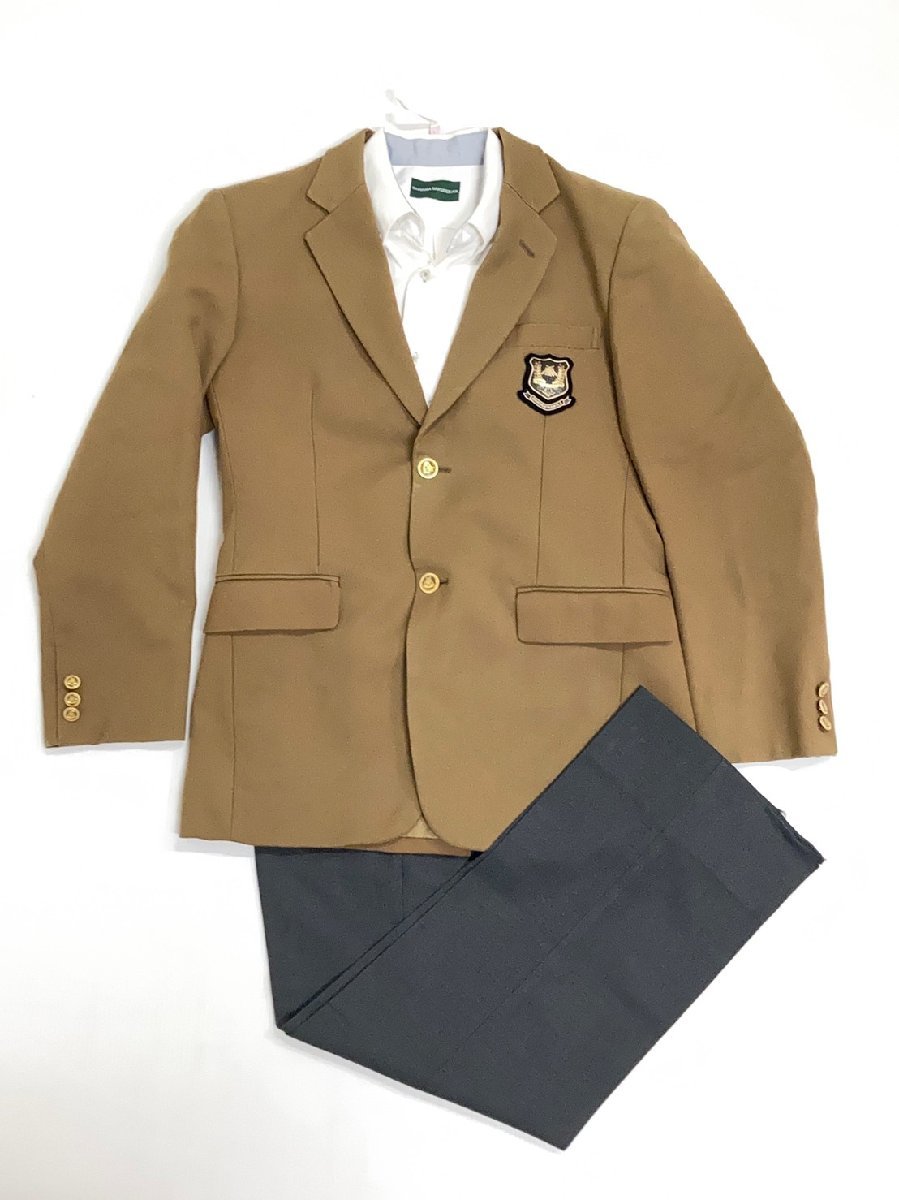 岡山 学芸館高校 男子制服 ブレザー ズボン 半袖シャツ 3点セット 品 メンズファッション 売買されたオークション情報 Yahooの商品情報をアーカイブ公開 オークファン Aucfan Com