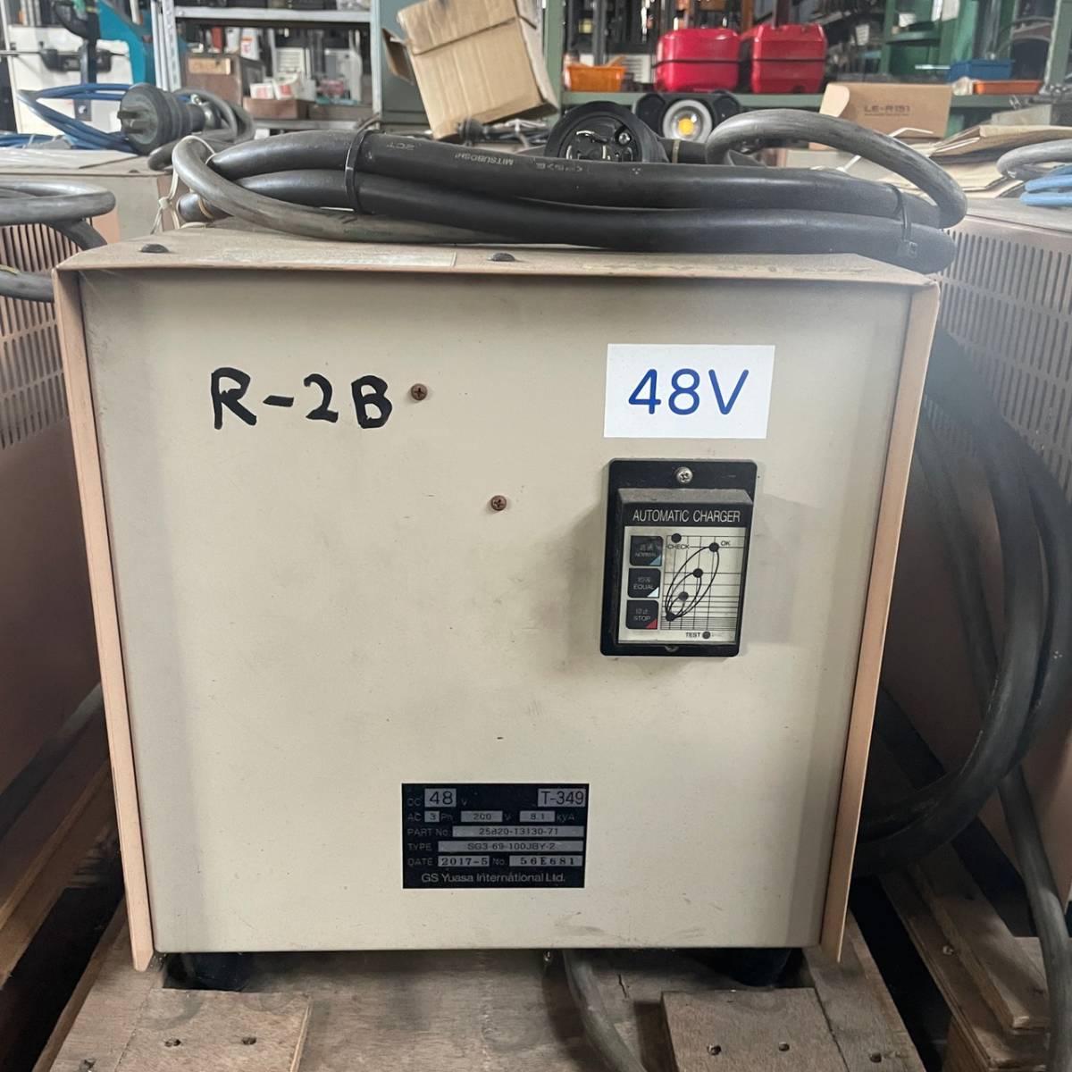 フォークリフト 48V 充電器 充電器 【公式通販】