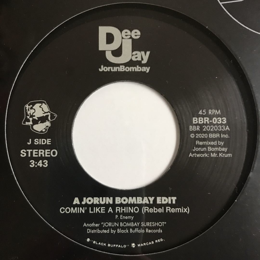 大人気，大得価 限定 7&rdquo; 超絶キラー P.エネミー ネタ JORUN BOMBAY / Comin&rsquo; Like A Rhino / The B Side Won / Public Enemy(ラップ、ヒップホップ)｜売買されたオークション情報、yahooの商品情報をアーカイブ公開 - オー ラップ、ヒップホップ
