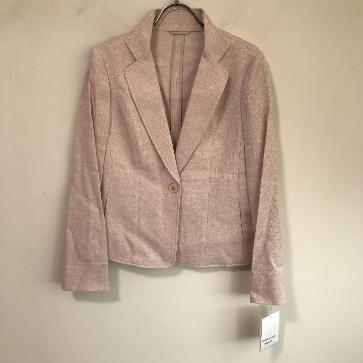 １４６１７　Leilian　ROCHAS Premiere　春色ブレザ－　ピンク系　宅急便コンパクト
