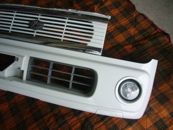 HE21S ラパン フロントバンパー Z7T 取付欠損無し R40212-1