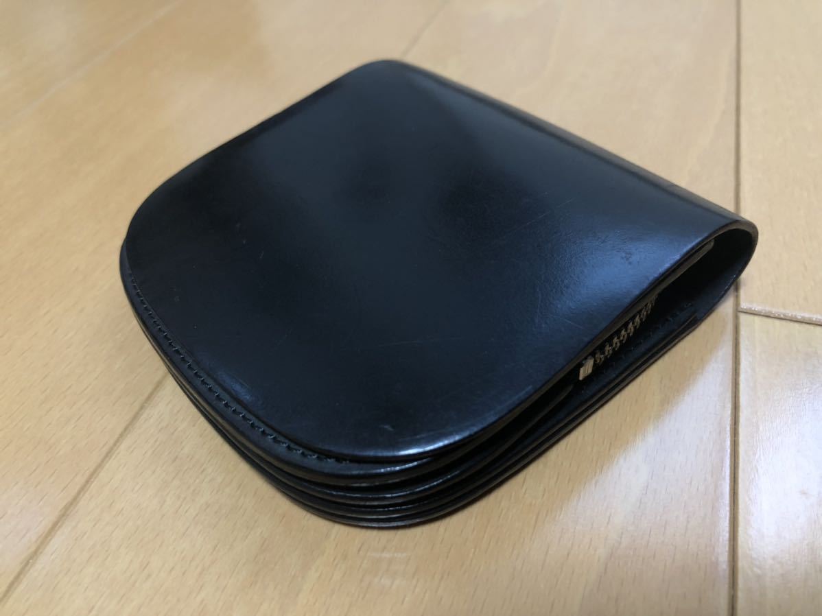 お得，定番人気 SLOW cordovan round mini wallet コンパクト財布 鞄 BAG(二つ折り財布（小銭入れあり）)｜売買されたオークション情報、yahooの商品情報をアーカイブ公開 - オークファン 二つ折り財布（小銭入れあり）