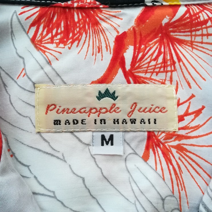 パイナップルジュース Pineapple Juice アロハシャツ ハワイアンシャツ