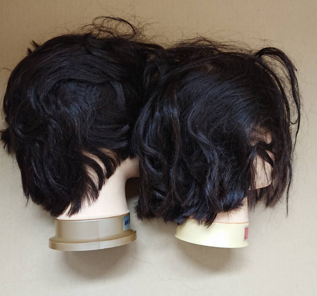 美容用品教材 マネキン カットウィッグ 頭 首 トリプル・カットNo.925