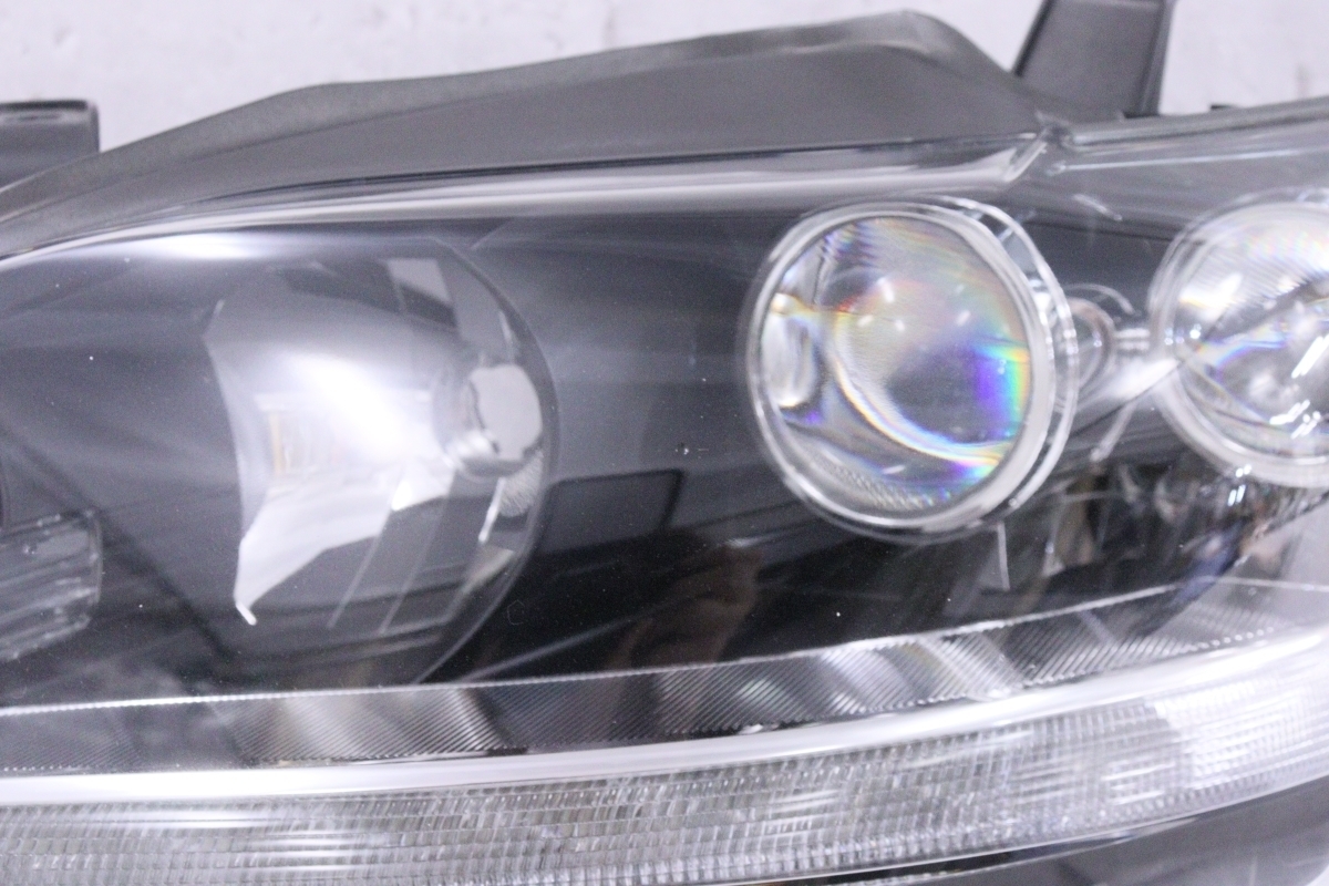 25-190★前期 LED ZWA10 レクサスCT200ｈ★左ヘッドライト KOITO 76-10 打刻:M ブラック ★レクサス 純正 (DM) レクサス LEXUS 前期 前期&frasl;後期 ZWA10系 前期⁄中期