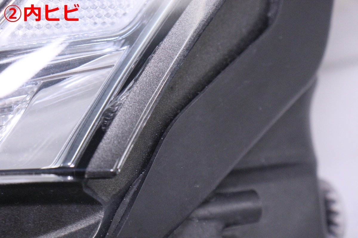 25-190★前期 LED ZWA10 レクサスCT200ｈ★左ヘッドライト KOITO 76-10 打刻:M ブラック ★レクサス 純正 (DM) レクサス LEXUS 前期 前期&frasl;後期 ZWA10系 前期⁄中期