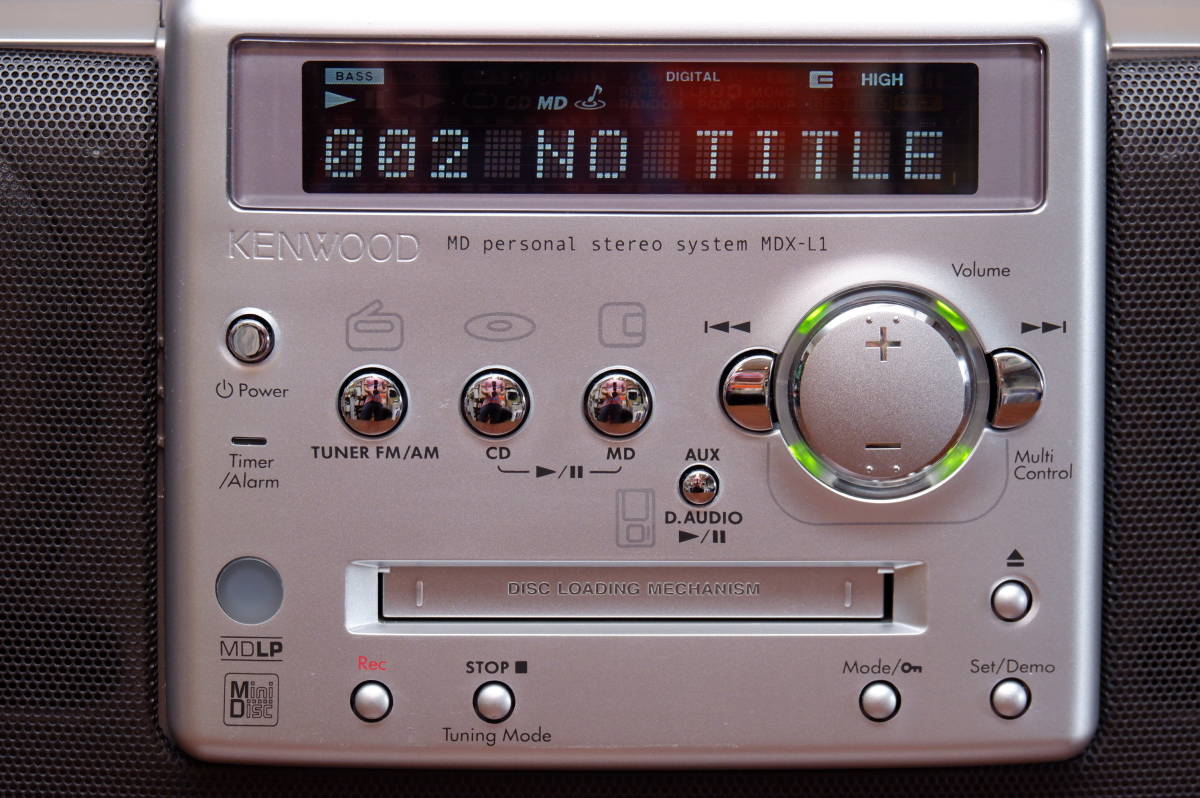 MDX-L1 KENWOOD CD ケンウッド ラジカセ 2007年製 パーソナルステレオ