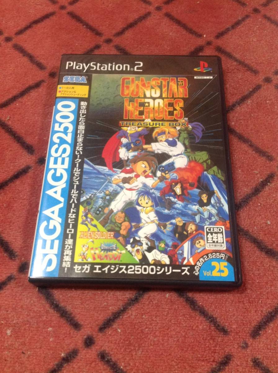 ガンスターヒーローズ　トレジャーボックス　PS2 新品未開封品 未開封 ガンスターヒーローズ トレジャーボックス PS2 セガ