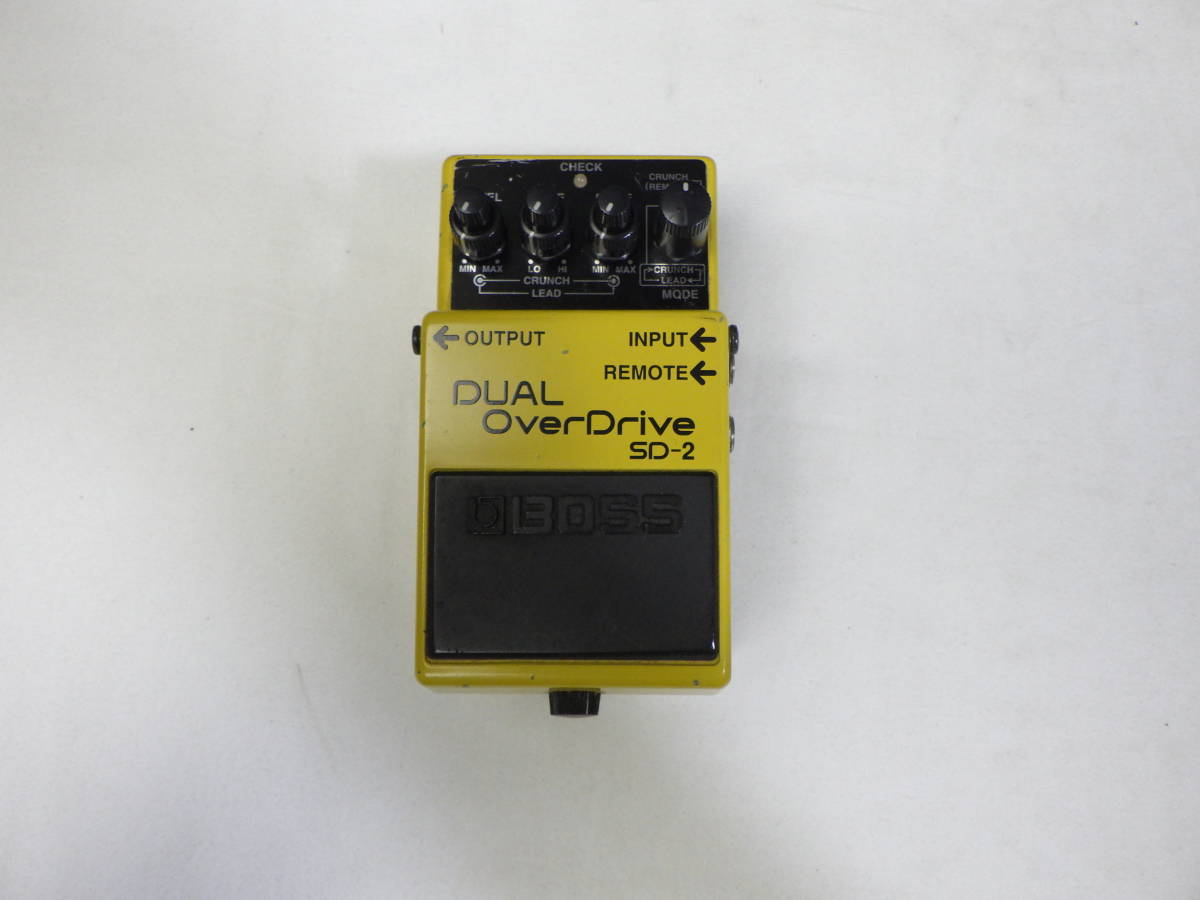 Boss Dual Over Drive Sd 2 デュアルオーバードライブ 器材 ギター エレキギター エフェクター オーバードライブ 生産終了品 K053 オーバードライブ 売買されたオークション情報 Yahooの商品情報をアーカイブ公開 オークファン Aucfan Com