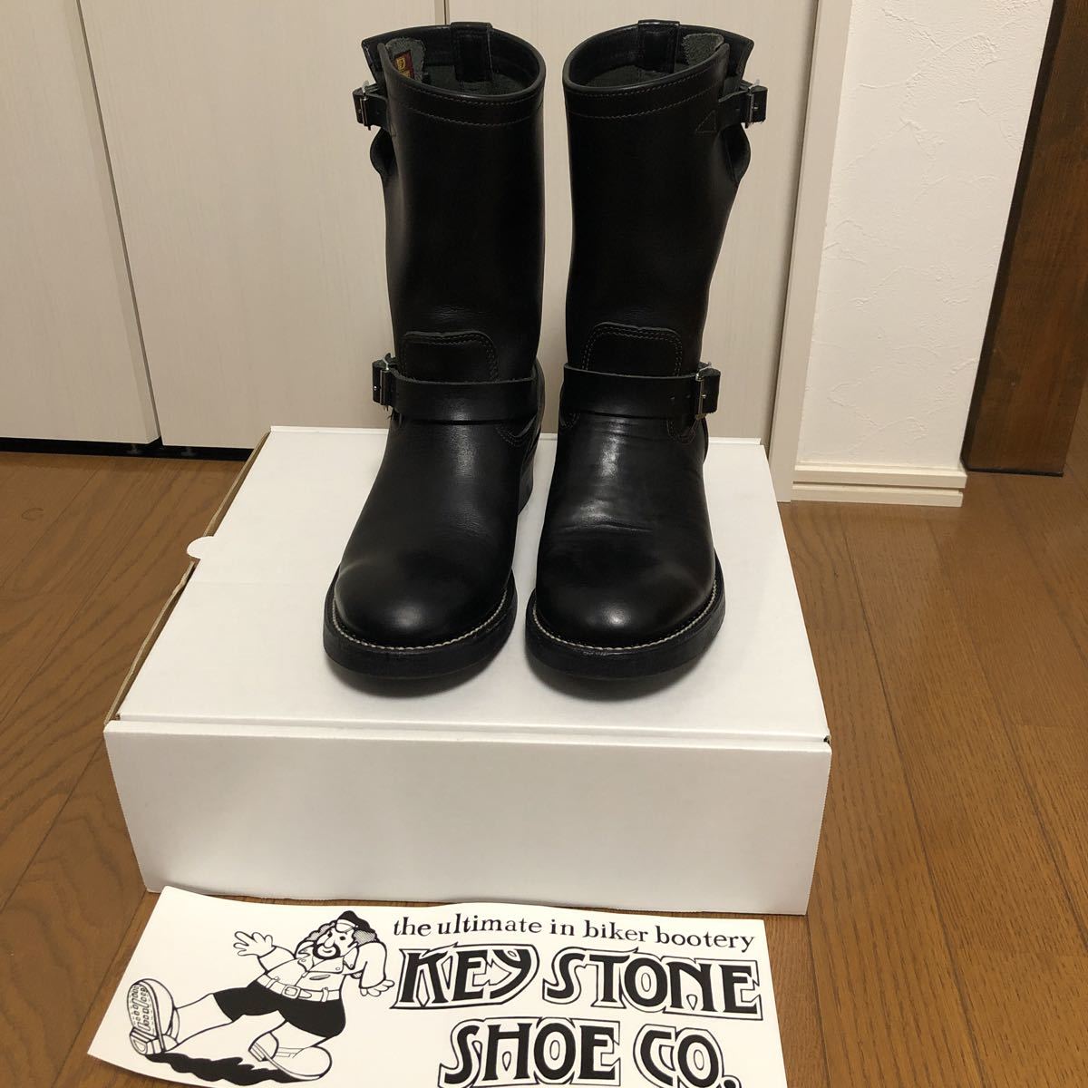 激安大特価，格安 KEY STONEエンジニアブーツ 9 1/2 Eワイズ/ フリーホイーラーズ ウエアハウス(27.5cm)｜売買されたオークション情報、yahooの商品情報をアーカイブ公開 - オークファン 27.5cm