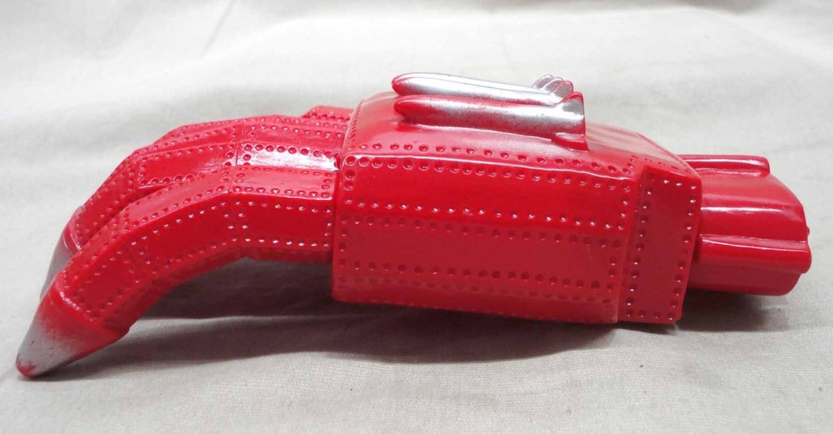 ビニールパラダイス 巨腕ガンガー 赤 ソフビ マーミット 怪獣天国