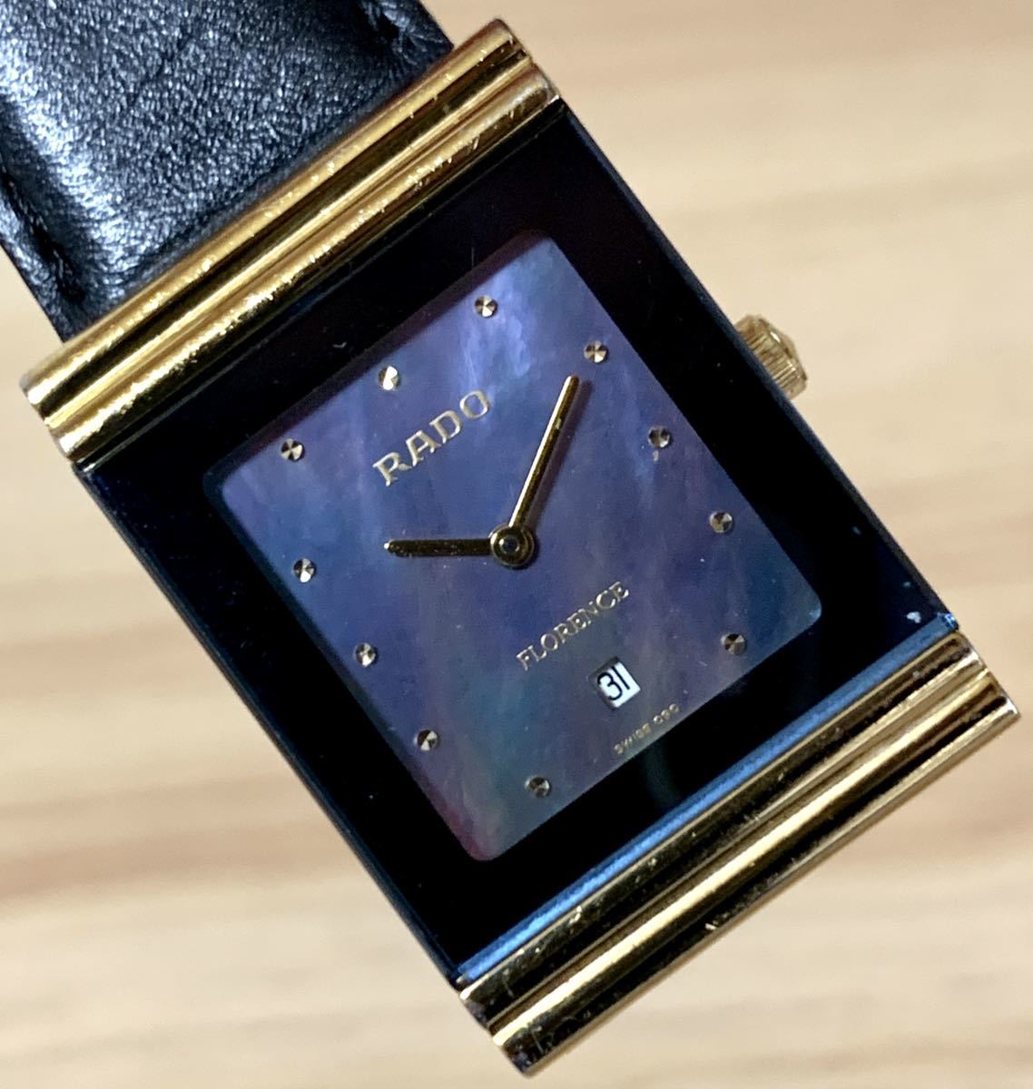 RADO フローレンス腕時計ブルーシェル文字盤 （1円〜H RADO ラドー 