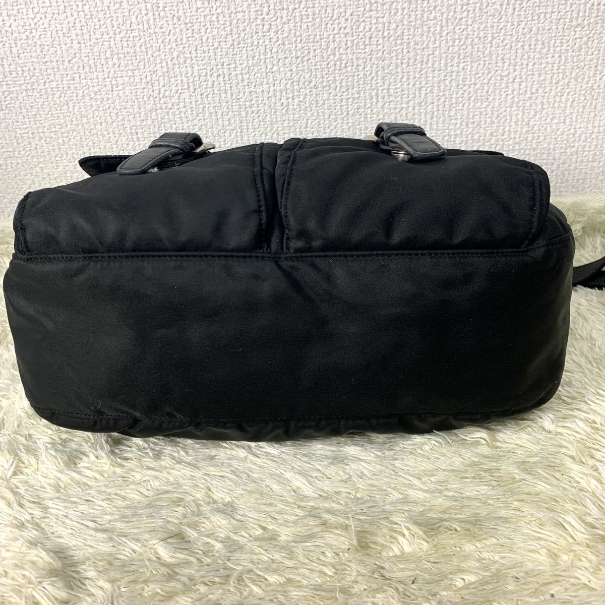 1円《極上品》PRADA プラダ B6671 メッセンジャーバッグ ショルダー 