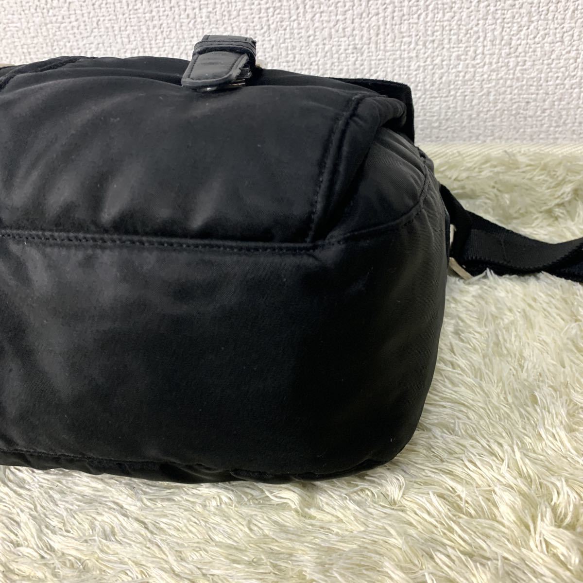 1円《極上品》PRADA プラダ B6671 メッセンジャーバッグ ショルダー 