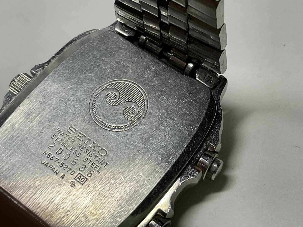 SEIKO セイコー Silver Wave シルバーウェーブ H557-5270 デジアナ 